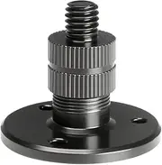 ah Stands D921 Gooseneck Mounting Base Plate Black