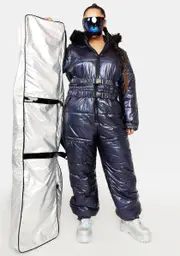 [Club Exx] Plus Eclipse Aurora Beam Metallic Snowsuit