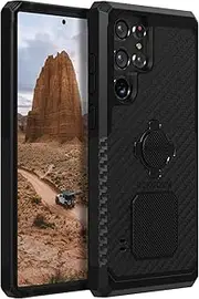 [ROKFORM] Galaxy S21 Ultra Case, 5G Magnetic Case with Twist Lock, Military Grade Rugged, Samsung S21 Ultra 5G Protective Case, Drop Tested Armor (Black)