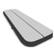 5m Inflatable Air Track Floor Exercise Gym Gymnastics Tumbling Mat Grey Black