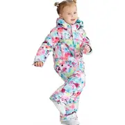 Nevenka One Piece Ski Suits Jackets Waterproof Winter Warm Jumpsuits for Kids-50801