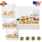 Complete Gold Cake Stand Set - 11 Pieces for Stunning Party Arrangements