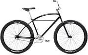 [State Bicycle Co.] Black Cruiser Bike. Mens Womens Cruiser Bike 27.5-Inch Wheels, Single-Speed Bicycle, Klunker Bike. Rider 5'5" to 6'3" Tall, Black-Metallic