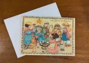 66 Sixty-Six Mary Engelbreit The Christmas Pageant Nativity cards and envelopes