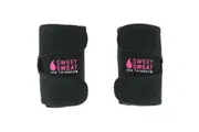 Sports Research, Sweet Sweat(R), Arm Trimmers, Medium, Black & Pink, 1 Pair