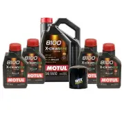 9L Motul 8100 X-CLEAN EFE 5W30 Wix Filter Engine Motor Oil Change Kit API SN