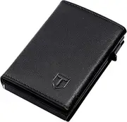 [TENBST] Men's Slim Wallet with Coin Compartment