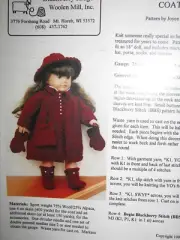 Lot of 6: KNITTING Patterns for 18" Doll ~JPEG Downloads ~ Knit PATTERNS ONLY