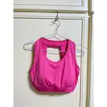 ⭐二手衣服⭐ 【MJ3】桃粉色 台灣製造 有罩杯 後背挖空 運動休閒內衣背心
