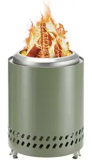 OLIXIS 7 in. Small Mini Wood or Pellet Burning Tabletop Smokeless Fire Pit Stove