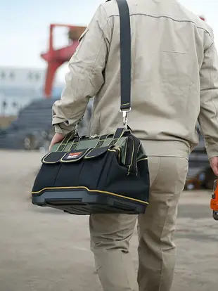 工具包電工維修安裝專用多功能帆布加厚耐磨小號手提袋男便攜收納