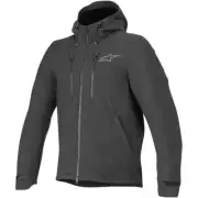 Alpinestars Domino Tech Water Resistant Soft Shell Riding Motorbike Hoodie Black