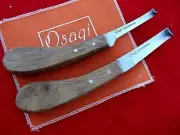 TOP_2 x Left Hand Handed_WIDE & SLIM BLADE Horse Hoof Knife Blade/Japanese Steel