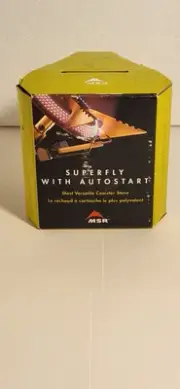 MSR SuperFly Hiking Backpacking Camping Canister Stove w/ Igniter