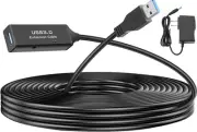 USB 3.0 Active Cable, USB Type A-Male to A-Female Extension Cord Superspeed U...