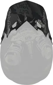 Troy Lee Designs SE4 Strike Helmet Peak, black-grey for Men One Size Black Grey