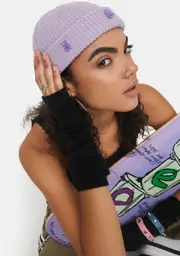Lilac Sour Then Sweet Beanie