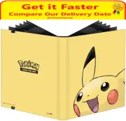 Pokemon TCG Pikachu 9 Pocket PRO Binder ULTRA PRO Holds 360 Cards