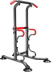 fitnessLab Power Tower Chin Up Bar Push Pull Up Weight Bench Gym Work Station
