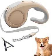 Reflective Dog Lead - Dog Retractable Lead, Pet Jogging Traction Tool | Anti Slip Handle Puppy Walking Cord with Strong Grip, Long Lasting Reflective Puppy Walking Rope for Jogging and Running