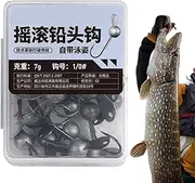 Jig Heads for Fishing - Angling Hook for Trout, Freshwater and Saltwater Fishing Jigs Lead Hooks for Tilapia, Crappie, Bass, Bluefin Bream