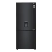 LG 420 Litre Bottom Mount Refrigerator - Matte Black