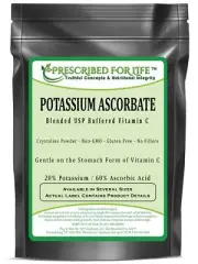 Potassium Ascorbate - Blended USP Buffered Vitamin C Powder- Ascorbic Acid, 1 kg
