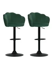 [Artiss] Nessah Swivel Kitchen Bar Stools Chair in Green