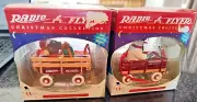 Radio Flyer Snowman Rides In A Town &Country & Trav-ler Wagon Ornaments