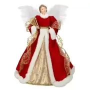 Christmas Tree Topper Angel Treetop 18 Inch Standing Red Angel Xmas Trees