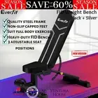 Everfit Weight Bench 450KG FID Bench Adjustable Seat Press Home Gym Equipment