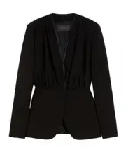 Max Mara Pianoforte Gradi V-Neck Blazer IT40,IT44,IT42,IT46 Black