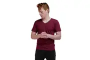 Upbeat Men's V Neck Tee