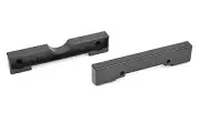 Team Corally Suspension Arm Mount Front Composite 1 Set: Dementor Kronos Python