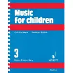 MUSIC FOR CHILDREN/UPPER ELEMENTARY
