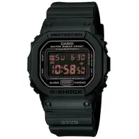 在飛比找momo購物網優惠-【CASIO 卡西歐】G-SHOCK 霧黑簡約電子腕錶 母親