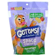Gerber, Get'ems!™, Space Crackers, For Kids 3+, Parmesan, 5 oz (142 g)