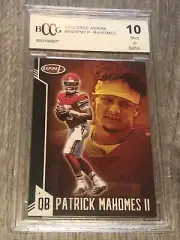 2019 Sage PATRICK MAHOMES II BCCG Graded 10 MINT Aspire Card #ASP-PM-1 Chiefs