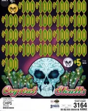 Pull Tab Tickets - Chip Tickets - Game - Crystal Skulls