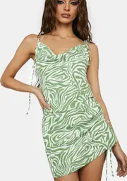 Sinful Smile Zebra Print Mini Dress