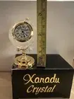 Crystal World Globe Deck Clock