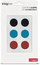 BigBen Nintendo Switch Cap Set (6 Silicone Protective Caps for Joy-Con Sticks)