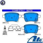 BRAKE PAD SET DISC BRAKE 13.0460-2793.2 FOR OPEL CORSA/Hatchback/Van ADAM 1.4L