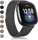 For Fitbit Versa 4/3 Sense/2 Milanese Metal Band Strap Loop Sports Replacement