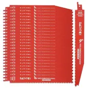 Efficient 25-Pc Reciprocating Saw Blades 9-Inch for Tough Wood & Metal Cutting