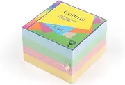 Debden Pastel Square Memo Pad, 500 Sheets