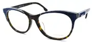 Diesel DL5155-F 052 Women's Glasses Frames Asian Fit 56-16-145 Dark Havana Denim