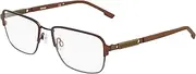 [Flexon] E1155 206 Matte Coffee 54/17/145 Men's Glasses, 206 Matte Coffee, 54/17/145