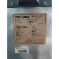 在飛比找蝦皮購物優惠-二手TOSHIBA冰箱 120升 機型GR-S120PT