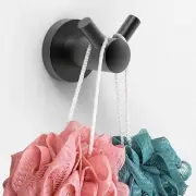 Heavy Duty Double Robe Hook, Bathroom Towel Holder, Hanger for Coat, Hat & Purse